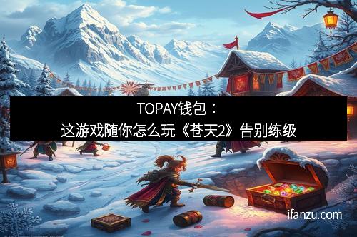 TOPAY钱包：这游戏随你怎么玩《苍天2》告别练级